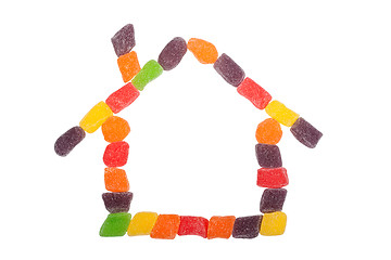 Image showing Candy house