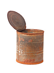 Image showing Rusty tin can