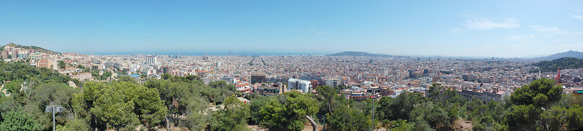 Image showing Barcelona, Spain at summer.