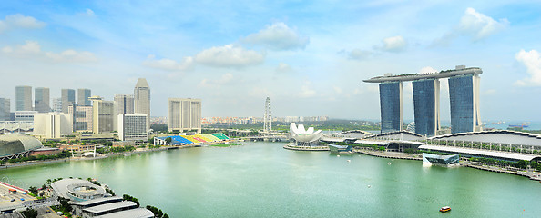 Image showing Singapore quayside