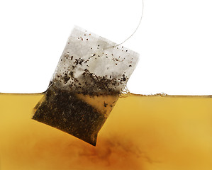 Image showing Tea Bag In Water