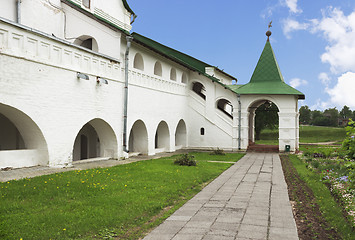 Image showing Ancient buildings in the city of Suzdal