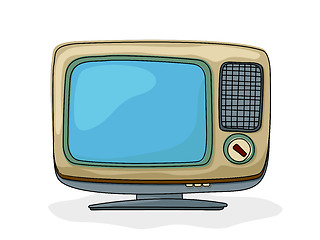 Image showing Retro tv