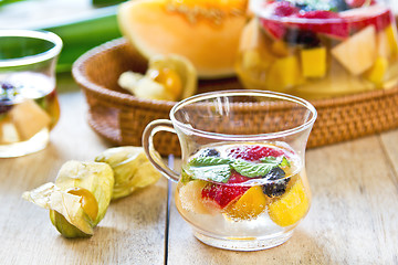 Image showing Fruits sangria