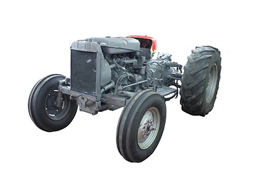 Image showing Isolated tractor