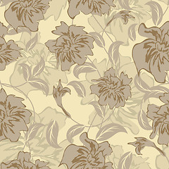 Image showing Seamless vector floral pattern