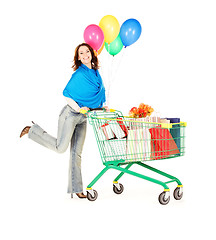 Image showing holiday shopper