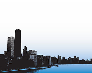 Image showing Chicago skyline