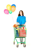 Image showing holiday shopper