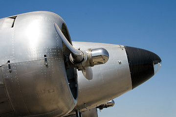 Image showing Aeroplane Close up