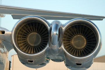 Image showing Aircraft engines