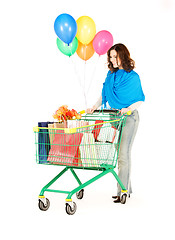 Image showing holiday shopper