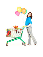 Image showing holiday shopper