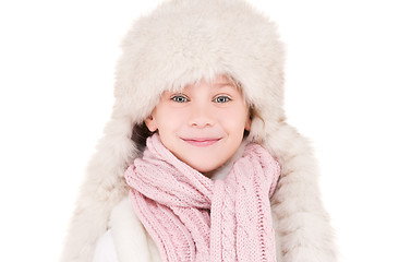 Image showing girl in winter hat