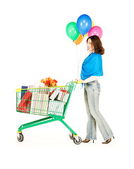 Image showing holiday shopper