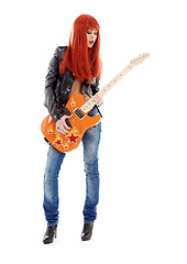 Image showing guitar babe