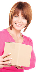 Image showing businesswoman with parcel