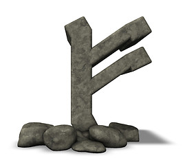 Image showing stone rune