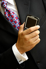 Image showing Wireless Businessman