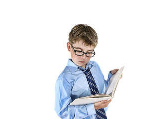 Image showing Boy reading