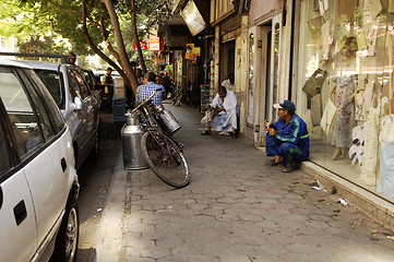 Image showing street-scene in Cairo