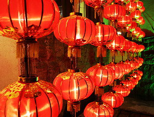 Image showing Red lanterns