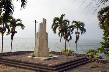 Image showing statue malecon santo domingo