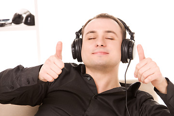 Image showing man in headphones