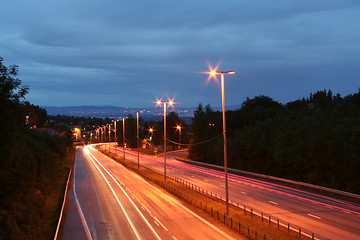 Image showing Road by night