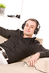 Image showing man in headphones