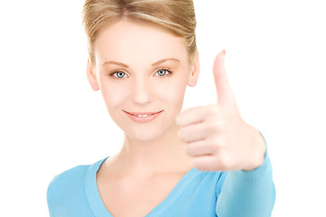 Image showing thumbs up