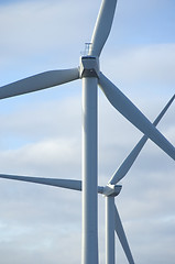 Image showing Wind turbines