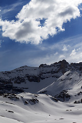 Image showing Snow mountains 