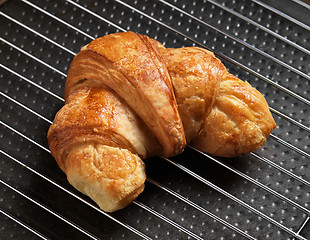 Image showing freshly baked croissant