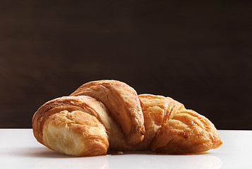 Image showing freshly baked croissant