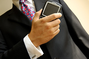 Image showing Wireless Businessman