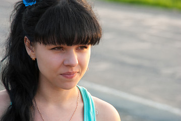 Image showing Young and beautiful girl