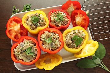 Image showing Stuffed peppers