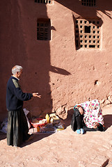 Image showing Man and woman near the house