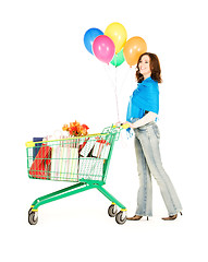 Image showing holiday shopper