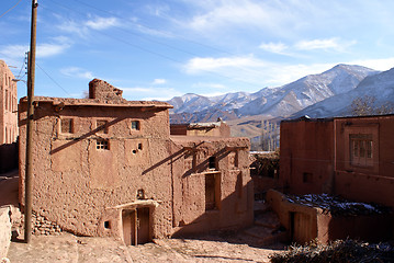 Image showing House near mount