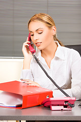 Image showing office girl