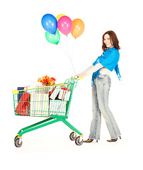 Image showing holiday shopper