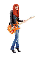 Image showing guitar babe