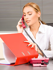 Image showing office girl