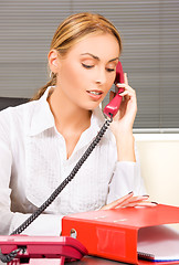 Image showing office girl