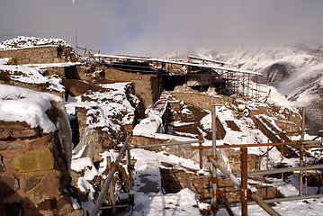 Image showing Ruins with snow