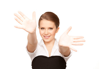 Image showing happy teenage girl