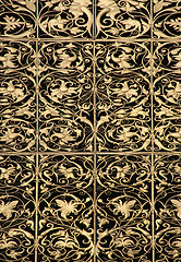 Image showing Goldleaf ornamental pattern