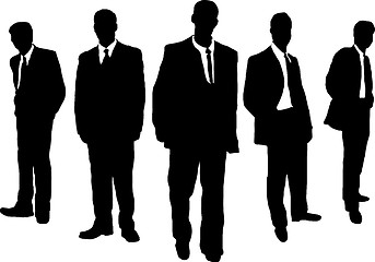 Image showing business men gangster